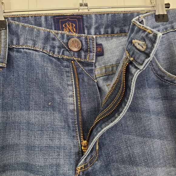 Rock & Republic Neil Jeans Men's 38 x 30 blue denim Relaxed Straight Leg Y2K - Picture 8 of 14